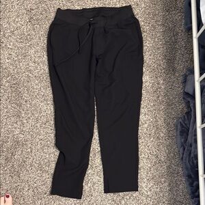 Black scrub pants with Straight Leg